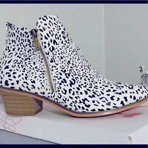 Animal Print Booties